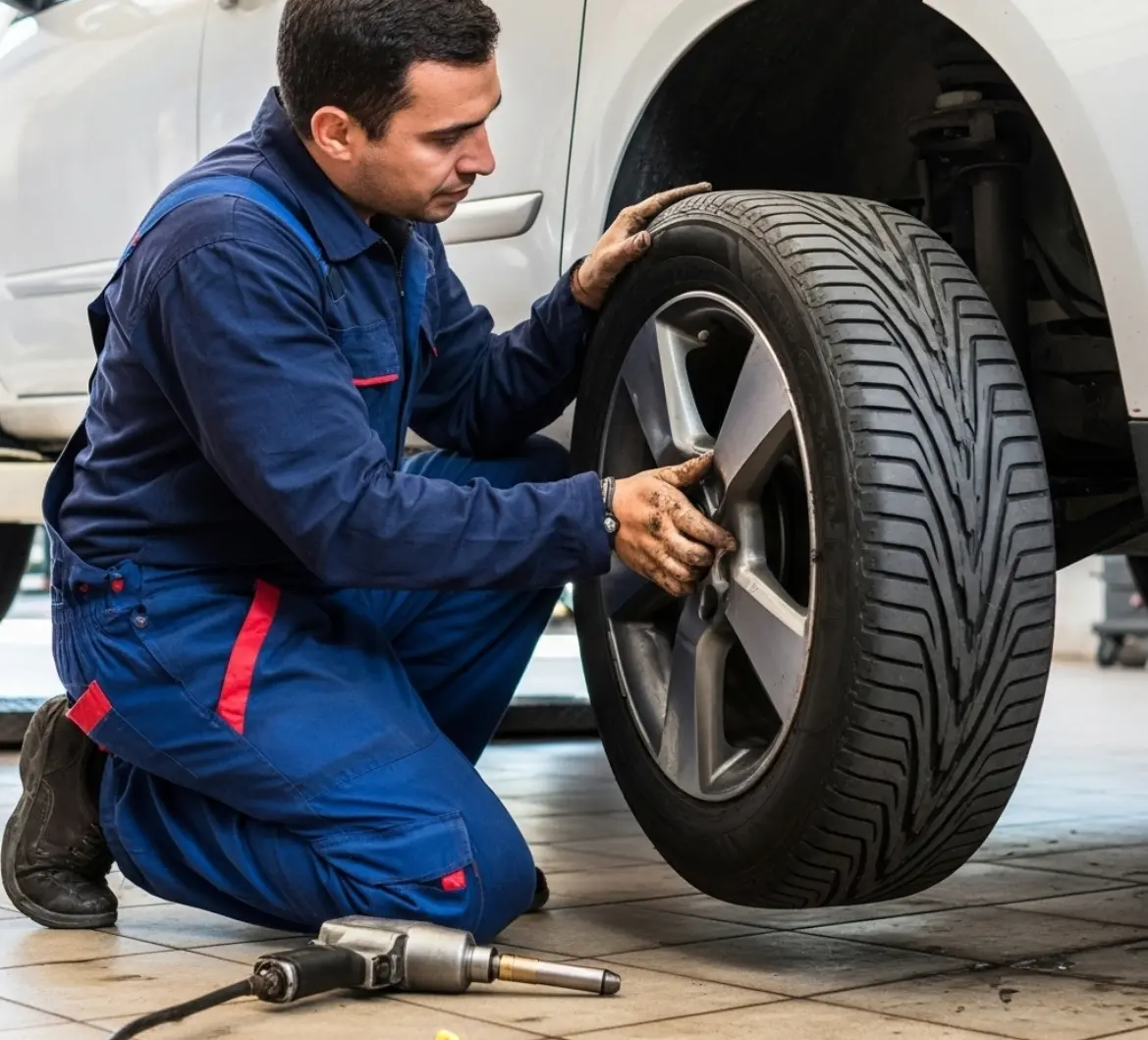 Professional Car Tyre Change Services in Abu Dhabi